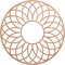 Ekena Millwork Cannes Wood Fretwork Pierced Ceiling Medallion, Cherry, 28"OD x 9 5/8"ID x 1/4"T CMWP28X28X0250CNCH - alternate 1